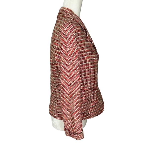 Lafayette 148 Tweed Cropped Blazer - 6 - Picture 4 of 11